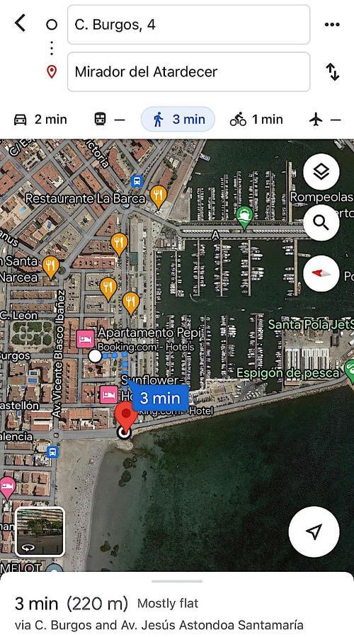 Ferienwohnung Santa Pola Port, Sea View, Vista Del Mar Exterior foto